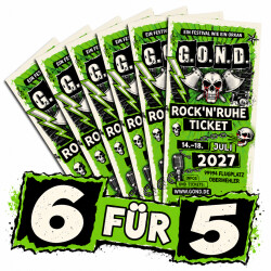 RocknRuhe-Gruppen-Ticket | G.O.N.D. 2027