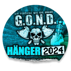 Anhänger-Plakette G.O.N.D. 2024