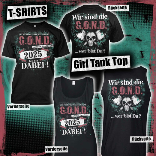 T-Shirt & Girlie Tanktop | WIR SIND DIE G.O.N.D.