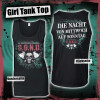 T-Shirt & Girlie Tanktop | DIE NACHT VON MITTWOCH AUF SONNTAG