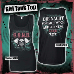 T-Shirt & Girlie Tanktop | DIE NACHT VON MITTWOCH AUF SONNTAG Girlie M