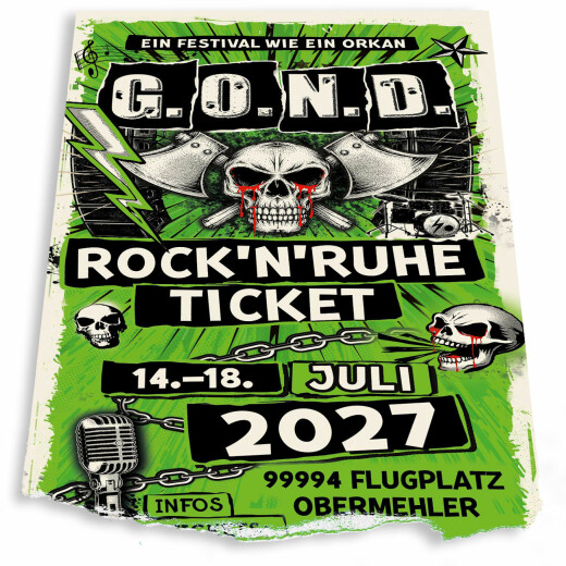 RocknRuhe-Ticket | G.O.N.D. 2027