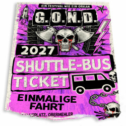 Shuttle-Bus-Ticket EINFACHE FAHRT | G.O.N.D. 2027