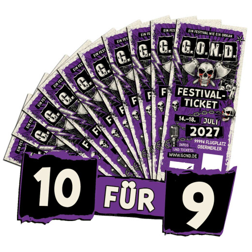 Festival-Gruppen-Ticket | G.O.N.D. 2027