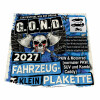 Fahrzeug-Plakette KLEIN | G.O.N.D. 2027